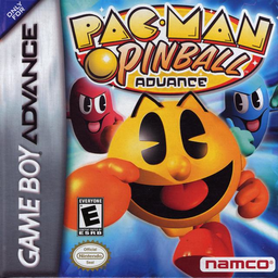 Pac-Man Pinball Advance box art for GameBoy Advance
